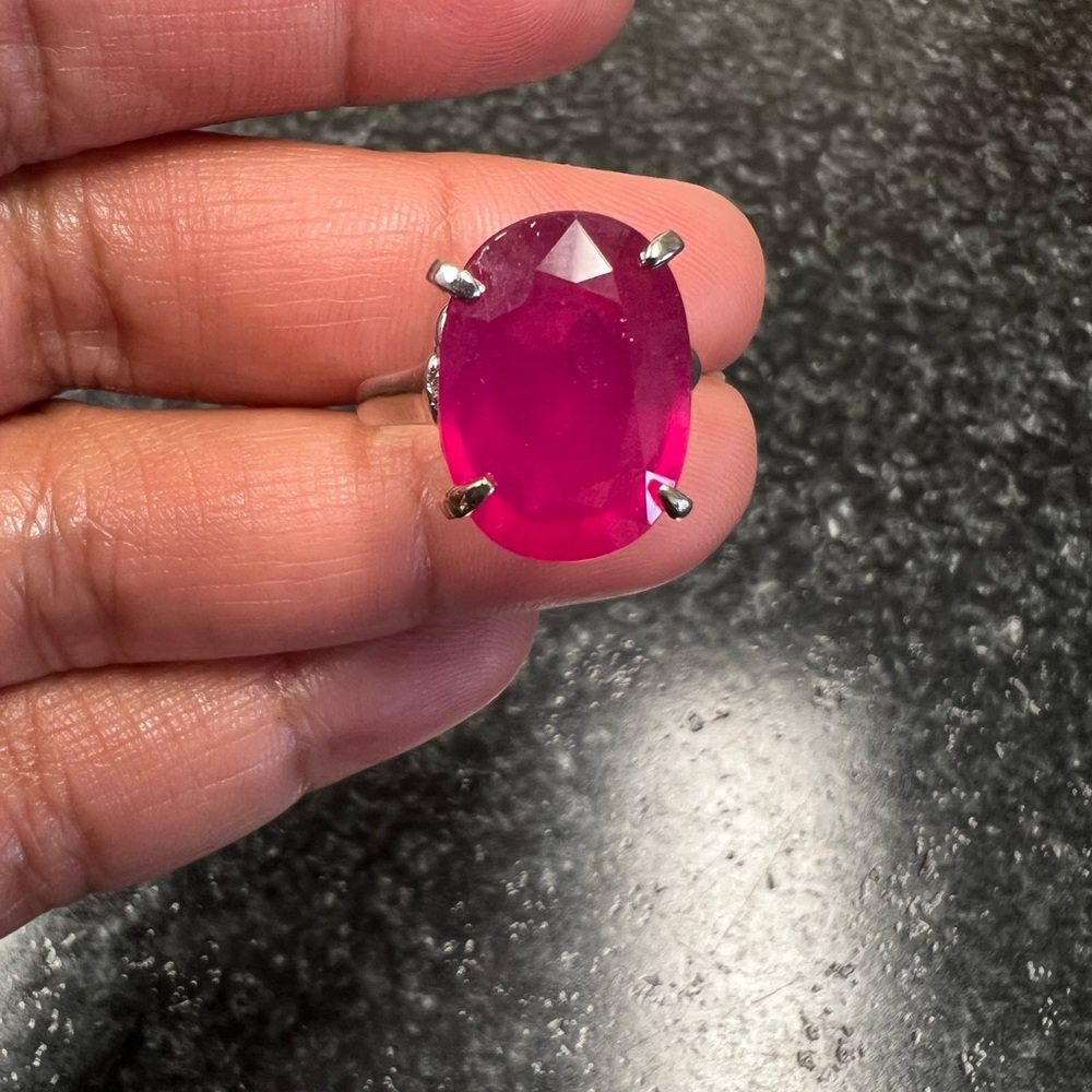Natural ruby ring - Picture 9 of 12